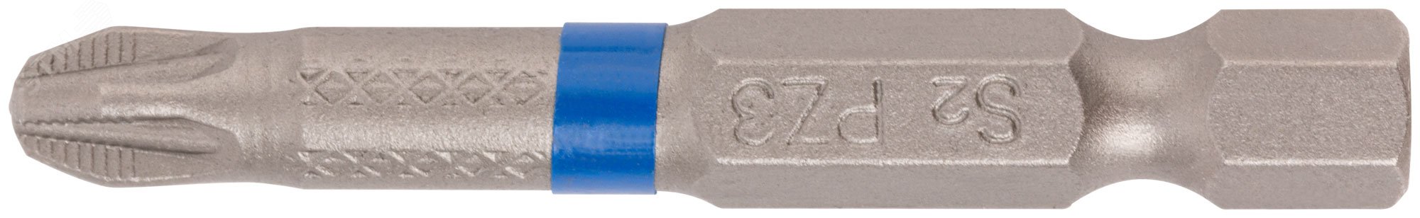 Изображение товара Биты стальные Profi набор из 2 шт PZ3 50 мм для крепежа из легированной стали