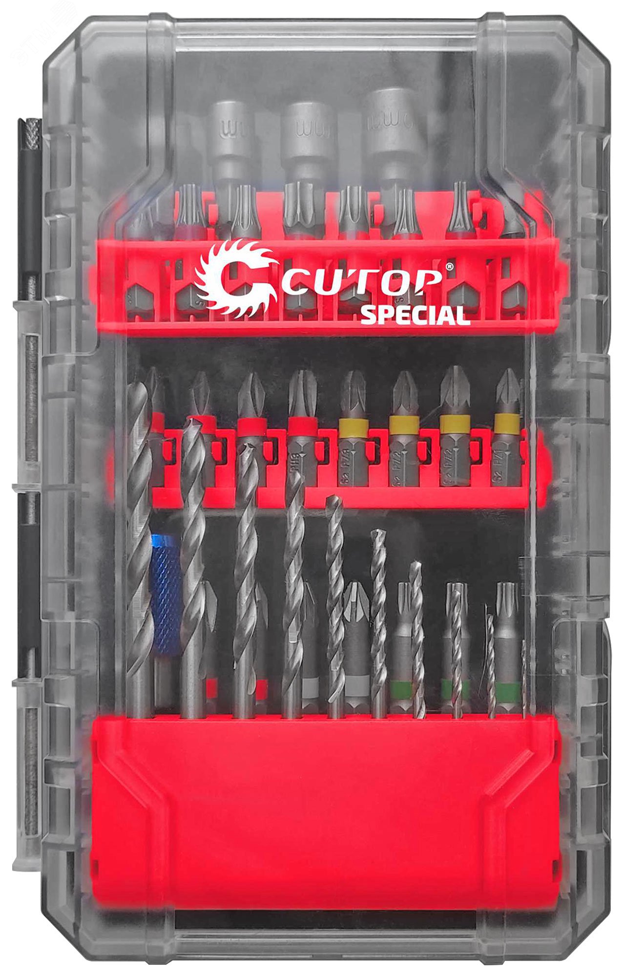 Изображение товара Набор бит и сверл Строитель Cutop Special, 39 предметов