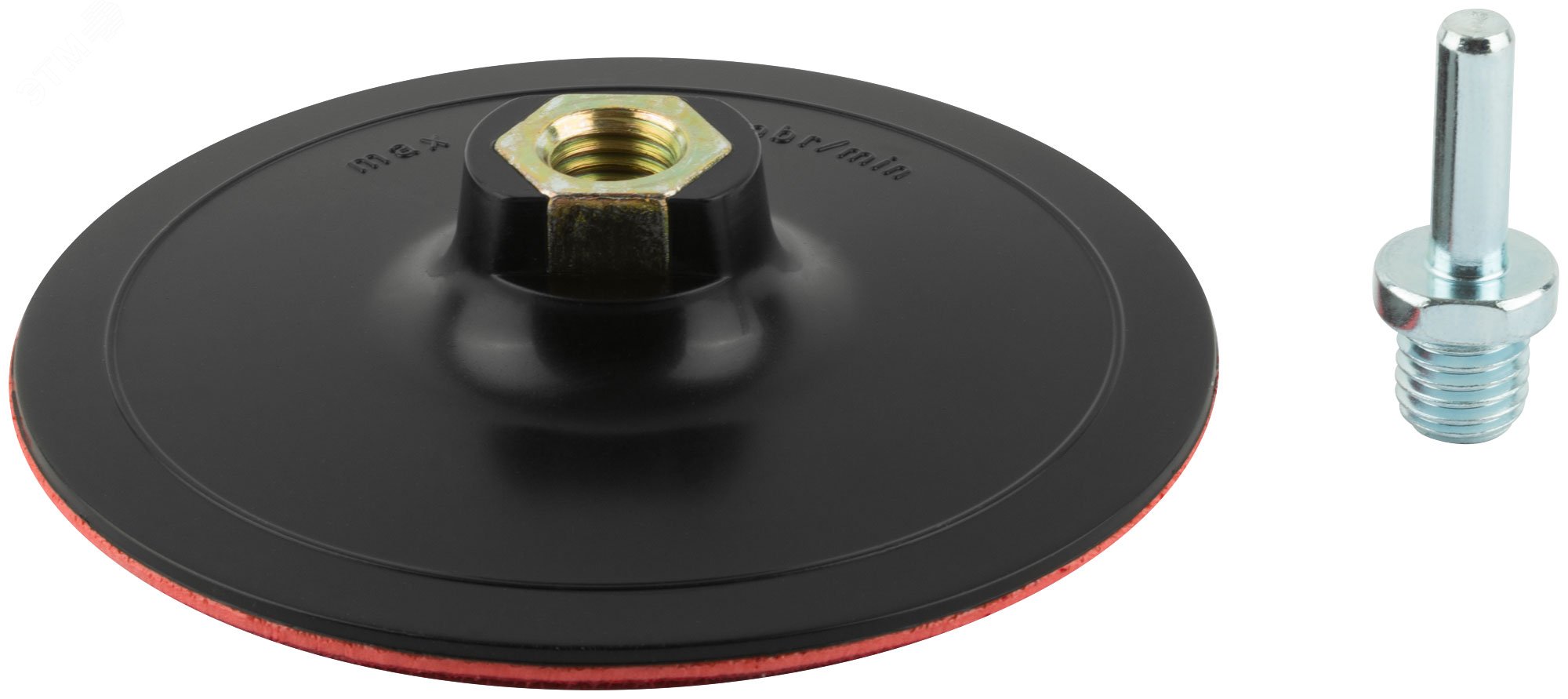 Изображение товара Насадка твердая с липучкой 125 мм для дрели и УШМ Cutop Profi