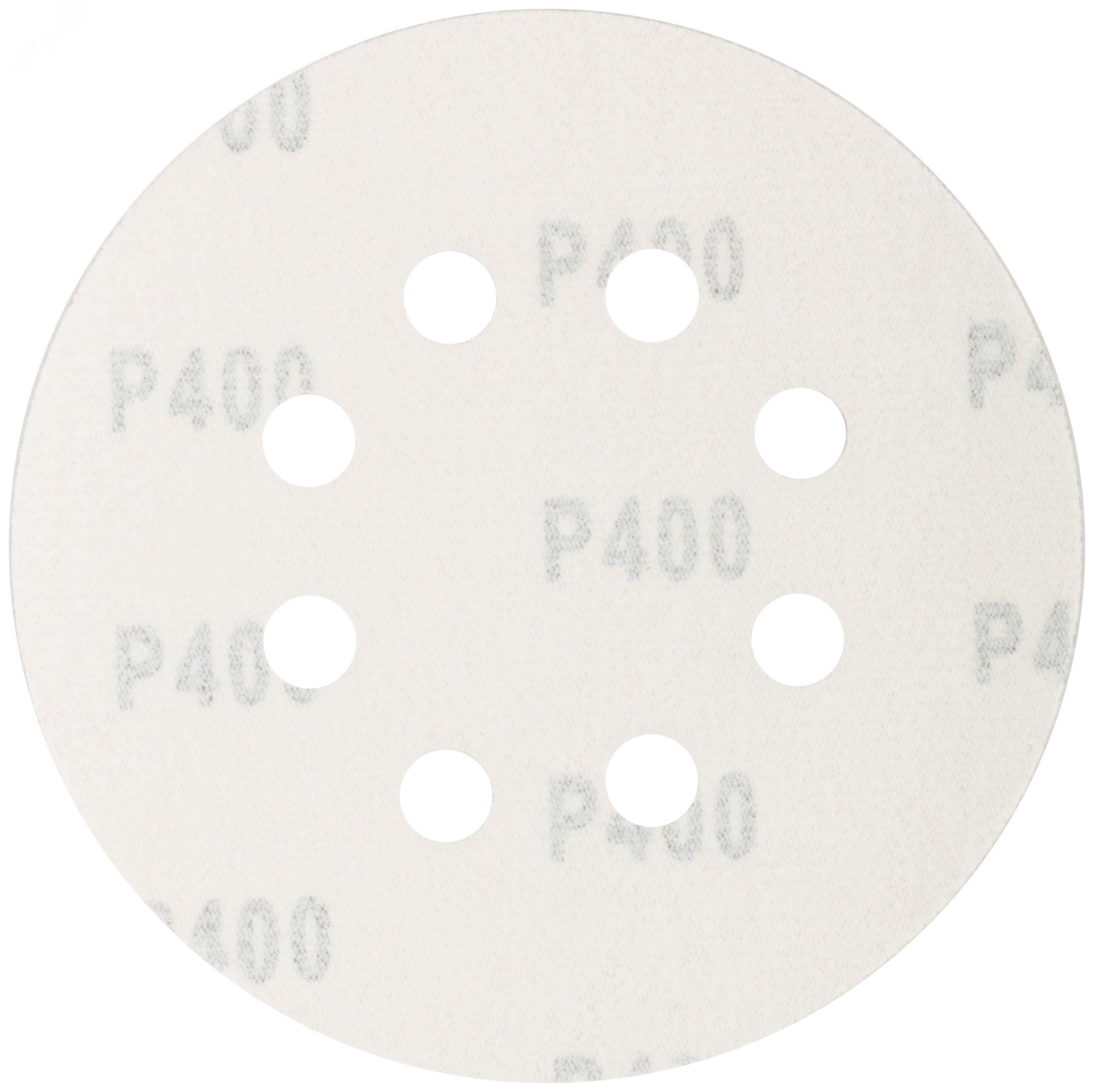Круги абразивные шлифовальные перфорированные на ворсовой основе под ''липучку'' (Р400, 125 мм, 5шт), Profi 85-627 CUTOP - превью 2
