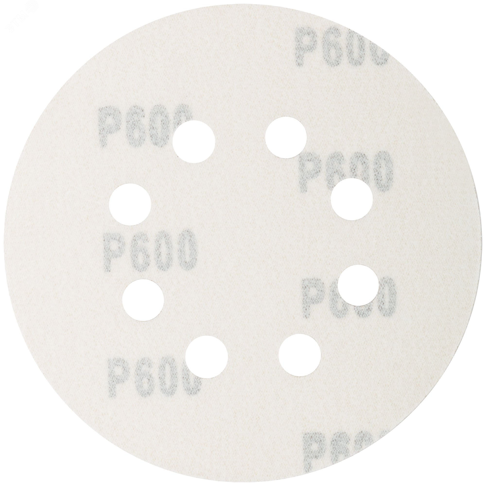 Круги абразивные шлифовальные перфорированные на ворсовой основе под ''липучку'' (Р600, 125 мм, 5шт), Profi 85-628 CUTOP - превью 2