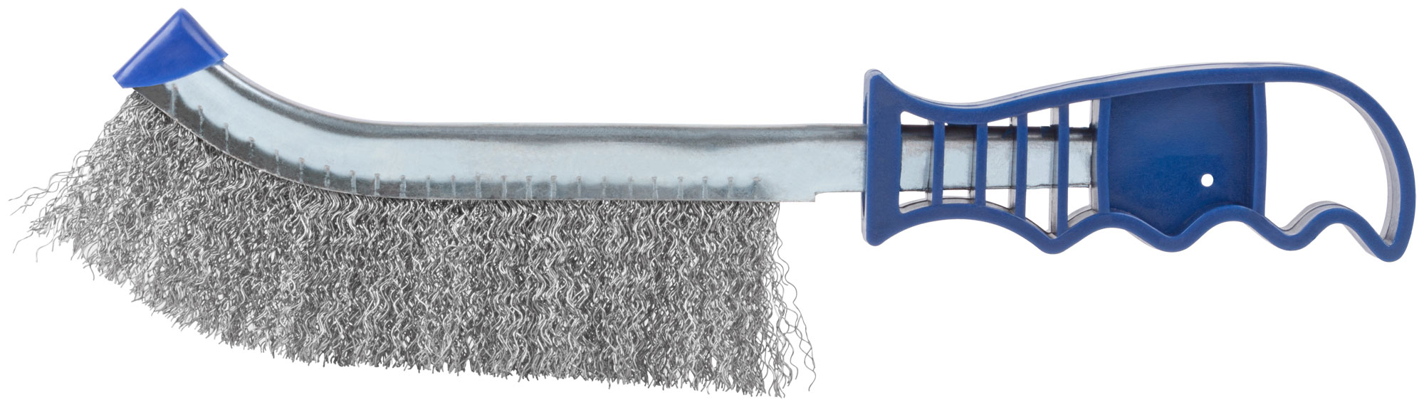 Щетка зачистная, витая проволока 0,3 мм, пластиковая ручка, 250 мм, блистер, Profi