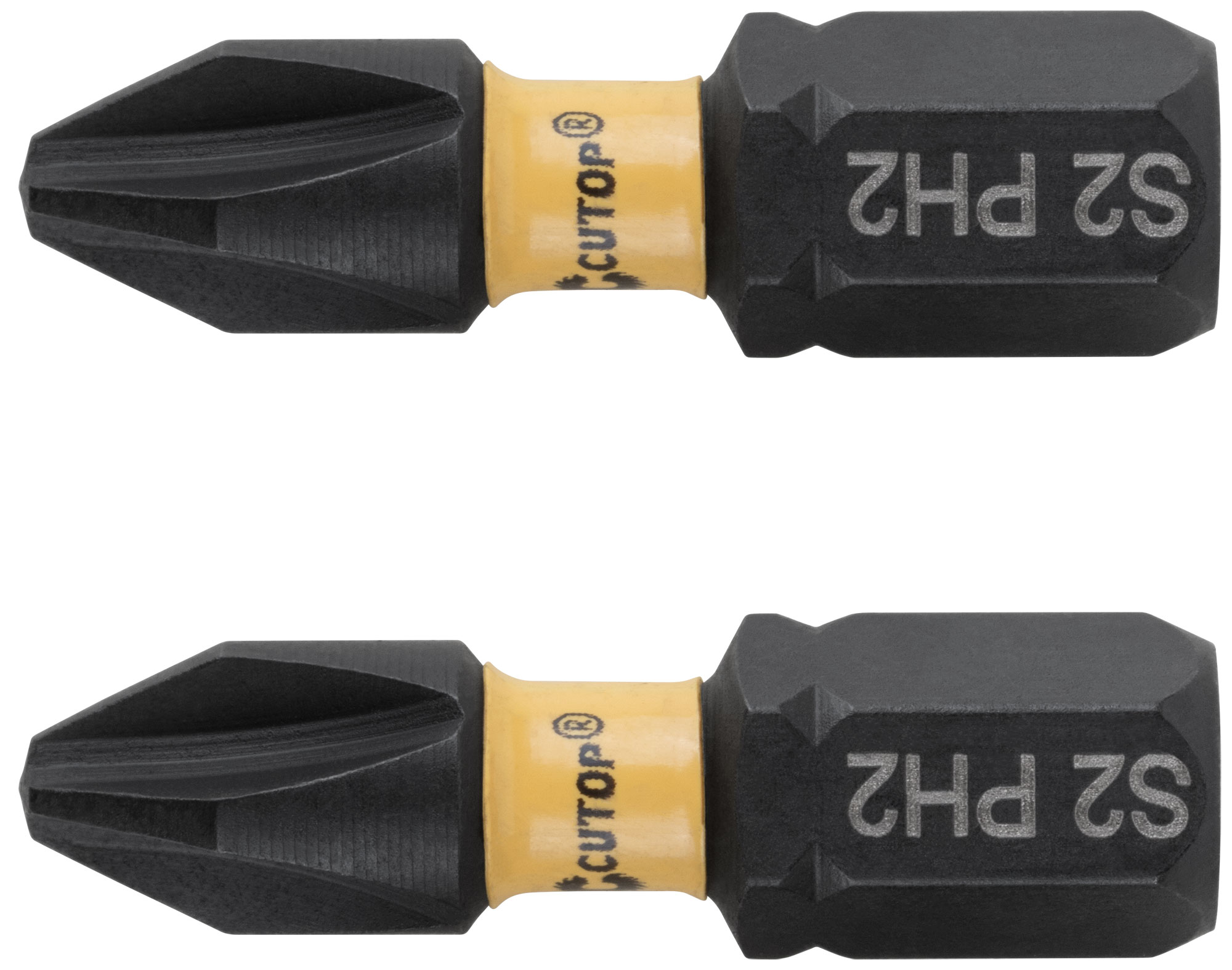 Набор торсионных бит, 2шт., CUTOP Profi Plus, PH2, 25 мм