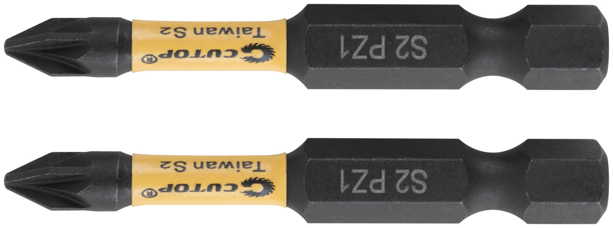 Набор торсионных бит, 2шт., CUTOP Profi Plus, PZ1, 50 мм