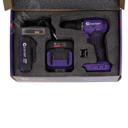 Шуруповерт  E-Profi 20В, 13мм, 1 Батарея, 2ач, З/у, карт. кор. - фото 4