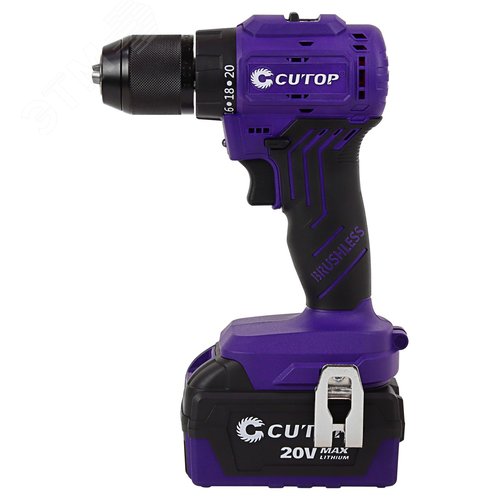 Шуруповерт  E-Profi 20В, 13мм, 2 Батареи, 4ач, З/у (кулер), пл. бокс. - фото 2