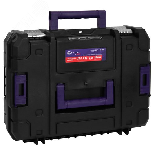 Шуруповерт  E-Profi 20В, 13мм, 2 Батареи, 4ач, З/у (кулер), пл. бокс. - фото 4