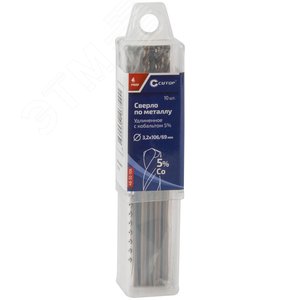 Сверло по металлу удлиненное Profi с кобальтом 5%, 3,2x106 мм (10 шт.) - фото 3