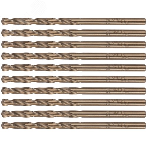 Изображение товара Сверло по металлу Cutop Profi с кобальтом 5%, 3.5X70 мм (10 шт) (упак)