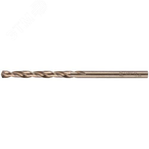 Изображение товара Сверло по металлу Cutop Profi с кобальтом 5% 3.8X75 мм, 2 шт (упак)
