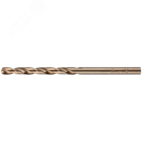 Изображение товара Сверло по металлу Cutop Profi с кобальтом 5% 4.1X75 мм, 2 шт (упак)