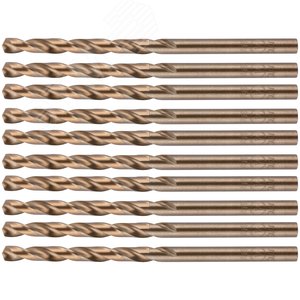 Сверло по металлу Cutop Profi с кобальтом 5%, 4X75 мм (10 шт) - фото 4