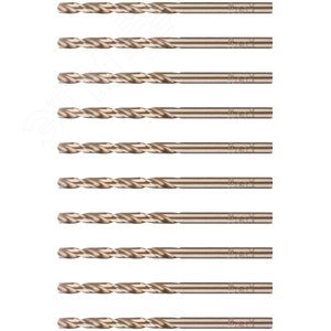 Сверло по металлу Cutop Profi с кобальтом 5%, 4.1X75 мм (10 шт) - фото 4