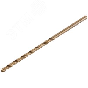Сверло по металлу удлиненное Profi с кобальтом 5%, 4,5x126 мм(10 шт.) - фото 2
