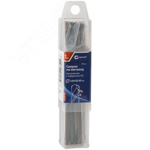 Сверло по металлу удлиненное Profi с кобальтом 5%, 4,8x132 мм (10 шт.) - фото 3