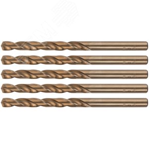 Сверло по металлу Cutop Profi с кобальтом 5%, 7X109 мм (5 шт) - фото 2