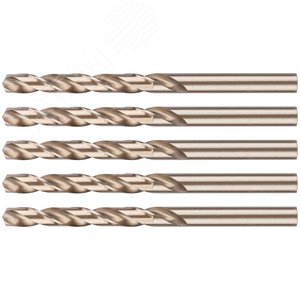 Сверло по металлу Cutop Profi с кобальтом 5%, 7.5X109 мм (5 шт) - фото 5