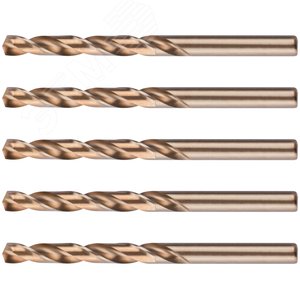 Сверло по металлу Cutop Profi с кобальтом 5%, 8.5X117 мм (5 шт) - фото 4