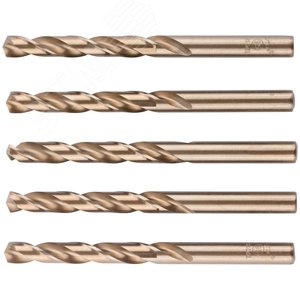 Сверло по металлу Cutop Profi с кобальтом 5%, 9.5X125 мм (5 шт) - фото 5