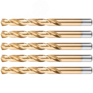 Сверло по металлу Cutop Profi с титановым покрытием, 12х151 мм (5 шт) - фото 4