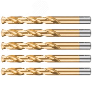 Сверло по металлу Cutop Profi с титановым покрытием, 13х151 мм (5 шт) - фото 4