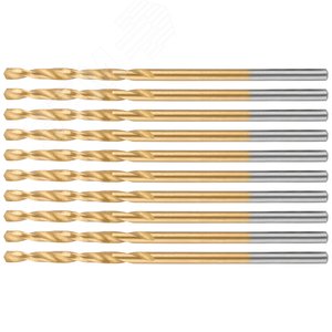 Сверло по металлу Cutop Profi с титановым покрытием, 1.5х40 мм (10 шт) - фото 4