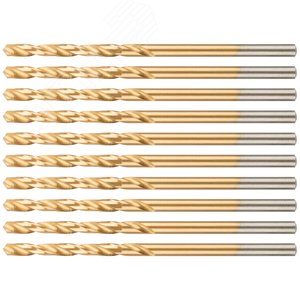 Сверло по металлу Cutop Profi с титановым покрытием, 2.5х57 мм (10 шт) - фото 4