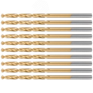 Сверло по металлу Cutop Profi с титановым покрытием, 2.7х61 мм (10 шт) - фото 4