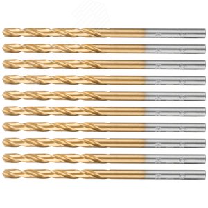 Сверло по металлу Cutop Profi с титановым покрытием, 3х61 мм (10 шт) - фото 4