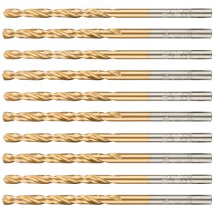 Сверло по металлу Cutop Profi с титановым покрытием, 3.1х65 мм (10 шт) - фото 4