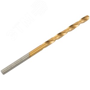 Сверло по металлу Cutop Profi с титановым покрытием, 3.1х65 мм (10 шт) - фото 5