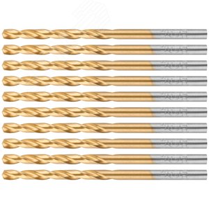 Сверло по металлу Cutop Profi с титановым покрытием, 3.5х70 мм (10 шт) - фото 4