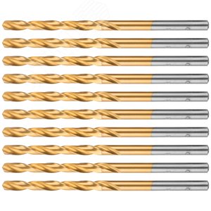 Сверло по металлу Cutop Profi с титановым покрытием, 3.7х70 мм (10 шт) - фото 4