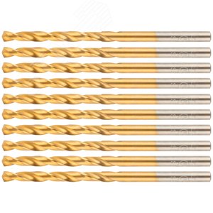 Сверло по металлу Cutop Profi с титановым покрытием, 3.9х75 мм (10 шт) - фото 4