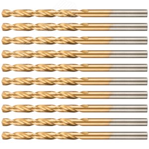 Сверло по металлу Cutop Profi с титановым покрытием, 4.1х75 мм (10 шт) - фото 4