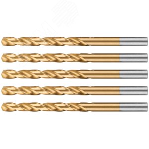Сверло по металлу Cutop Profi с титановым покрытием, 7х109 мм (5 шт) - фото 4