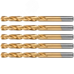 Сверло по металлу Cutop Profi с титановым покрытием, 8.5х117 мм (5 шт) - фото 5