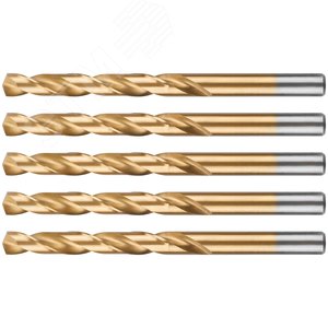 Сверло по металлу Cutop Profi с титановым покрытием, 9х125 мм (5 шт) - фото 4