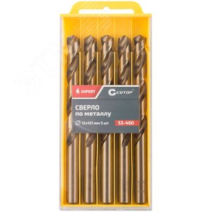 Сверло по металлу Cutop EXPERT, 12х151 мм (5 шт) - фото 3