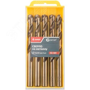 Сверло по металлу Cutop EXPERT, 13х151 мм (5 шт) - фото 3