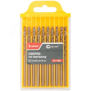 Сверло по металлу Cutop EXPERT, 2.3х53 мм (10 шт) - фото 3