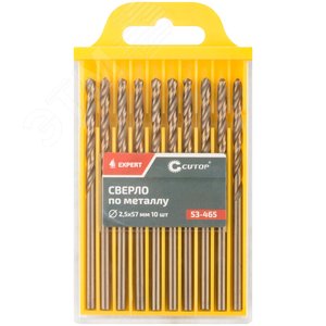 Сверло по металлу Cutop EXPERT , 2.5х57 мм (10 шт) - фото 3