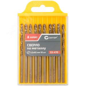 Сверло по металлу Cutop EXPERT, 3.2х65 мм (10 шт) - фото 3