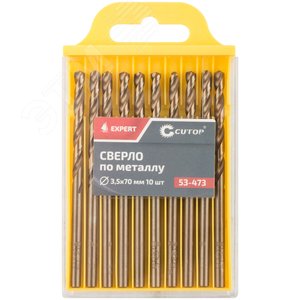 Сверло по металлу Cutop EXPERT, 3.5х70 мм (10 шт) - фото 3