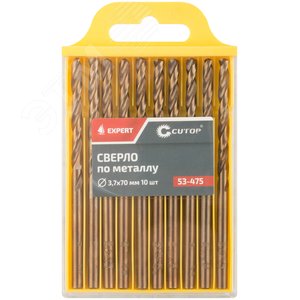 Сверло по металлу Cutop EXPERT, 3.7х70 мм (10 шт) - фото 3