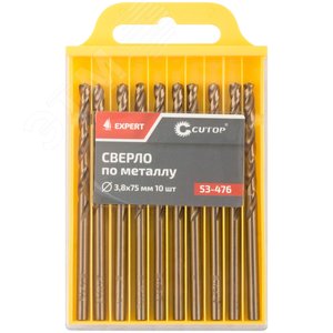 Сверло по металлу Cutop EXPERT, 3.8х75 мм (10 шт) - фото 3