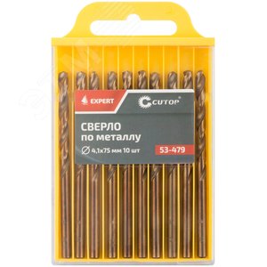 Сверло по металлу Cutop EXPERT, 4.1х75 мм (10 шт) - фото 3