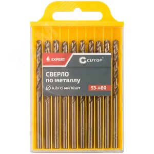 Сверло по металлу Cutop EXPERT, 4.2х75 мм (10 шт) - фото 3