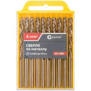 Сверло по металлу Cutop EXPERT, 5.5х93 мм (10 шт) - фото 3