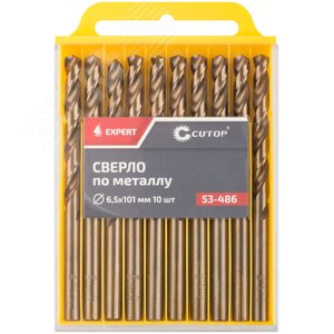Сверло по металлу Cutop EXPERT, 6.5х101 мм (10 шт) - фото 3